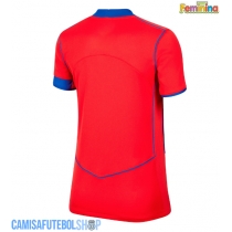 Camisa de time de futebol Paris Saint-Germain Replicas 3º Equipamento Feminina 2025-26 Manga Curta
